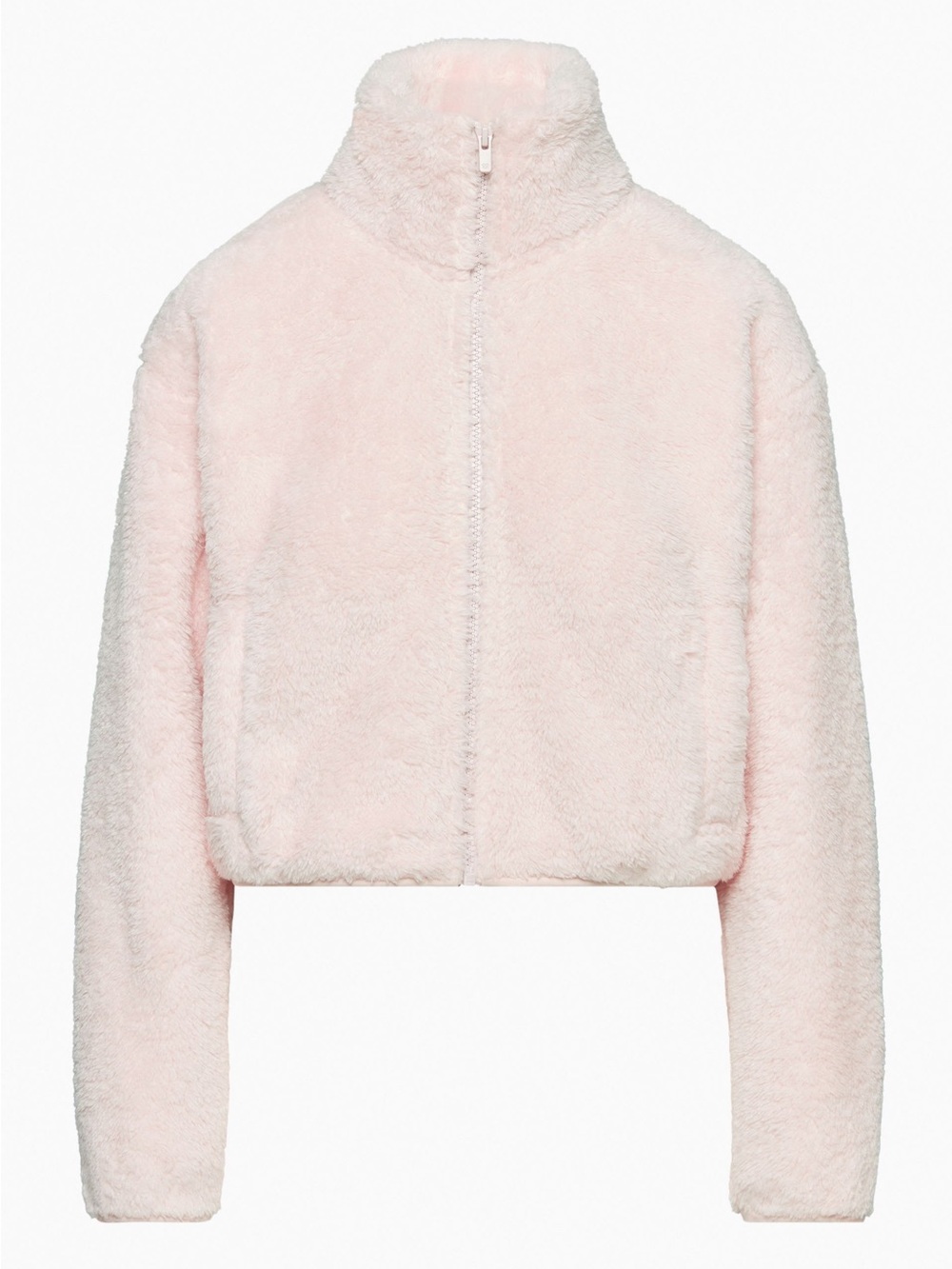 ARITZIA SUNDAY BEST Mockneck Fuzzy Zip size S